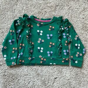 Mini Boden Size 4-5Y cute girls pullover sweatshirt